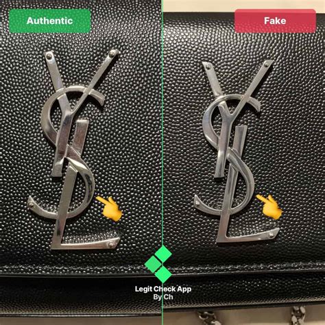 fake vs real ysl bag|ysl kate authentic bag.